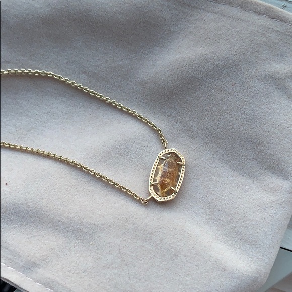 Kendra Scott gold drusy necklace - Picture 1 of 1